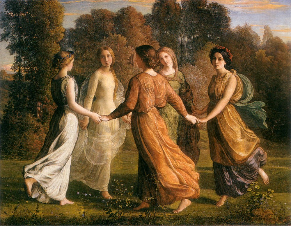 Anne-Francois-Louis Janmot Le Poeme de l'ame - Rayons du soleil